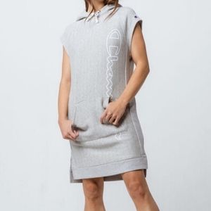 Champion Reverse Weave Fleece Hooded Dress